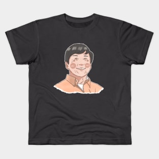 Jackie chan portrait Kids T-Shirt